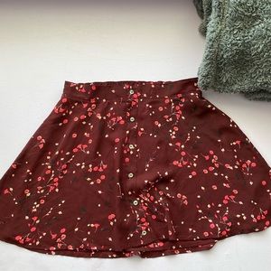 Women’s Express Floral Skirt